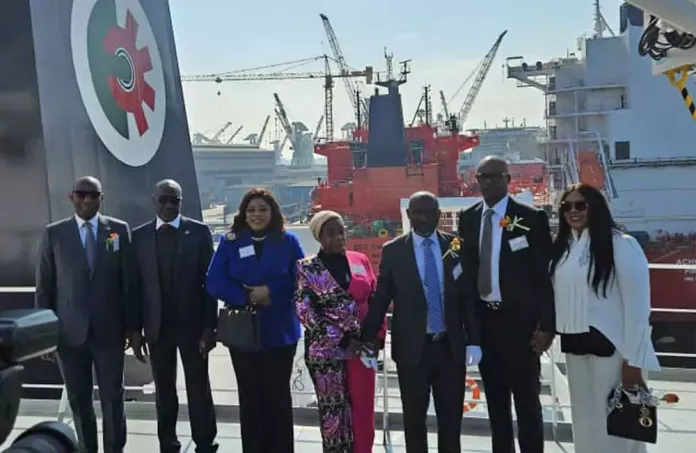 Mele Kyari attends inauguration of Temile’s Ultramodern LPG Vessel in South Korea, assures stakeholders of more gas production for global market 2 BBB 19