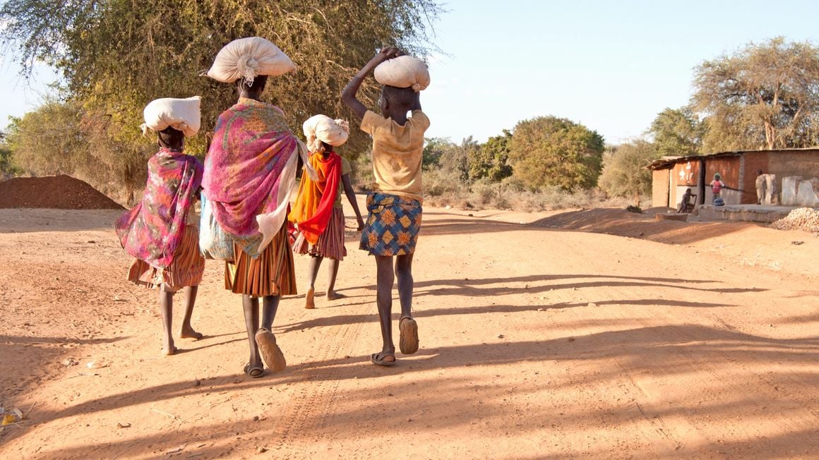 African Pokot girls