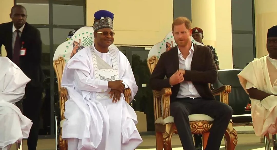 Kaduna State Governor, Uba Sani and Prince Harry
