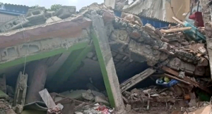 1 dead, 8 rescued as another building collapses in Lagos 3 Mushin Building Collapse1