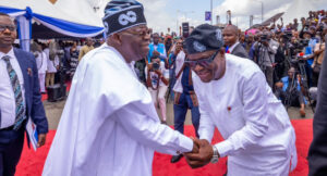 President Bola Tinubu and FCT Minister, Nyesom Wike