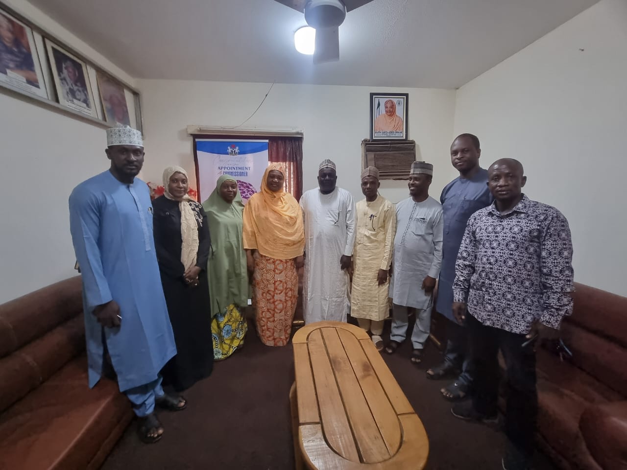 Sokoto Govt backs Gender Based Violence Response Team 1 The leadership of Sokoto GBV Response Team during courtesy visit to the Honourable Commissioner, Ministry of Women and Children Affairs, and the Permanent Secretary of the Ministry on Tuesday