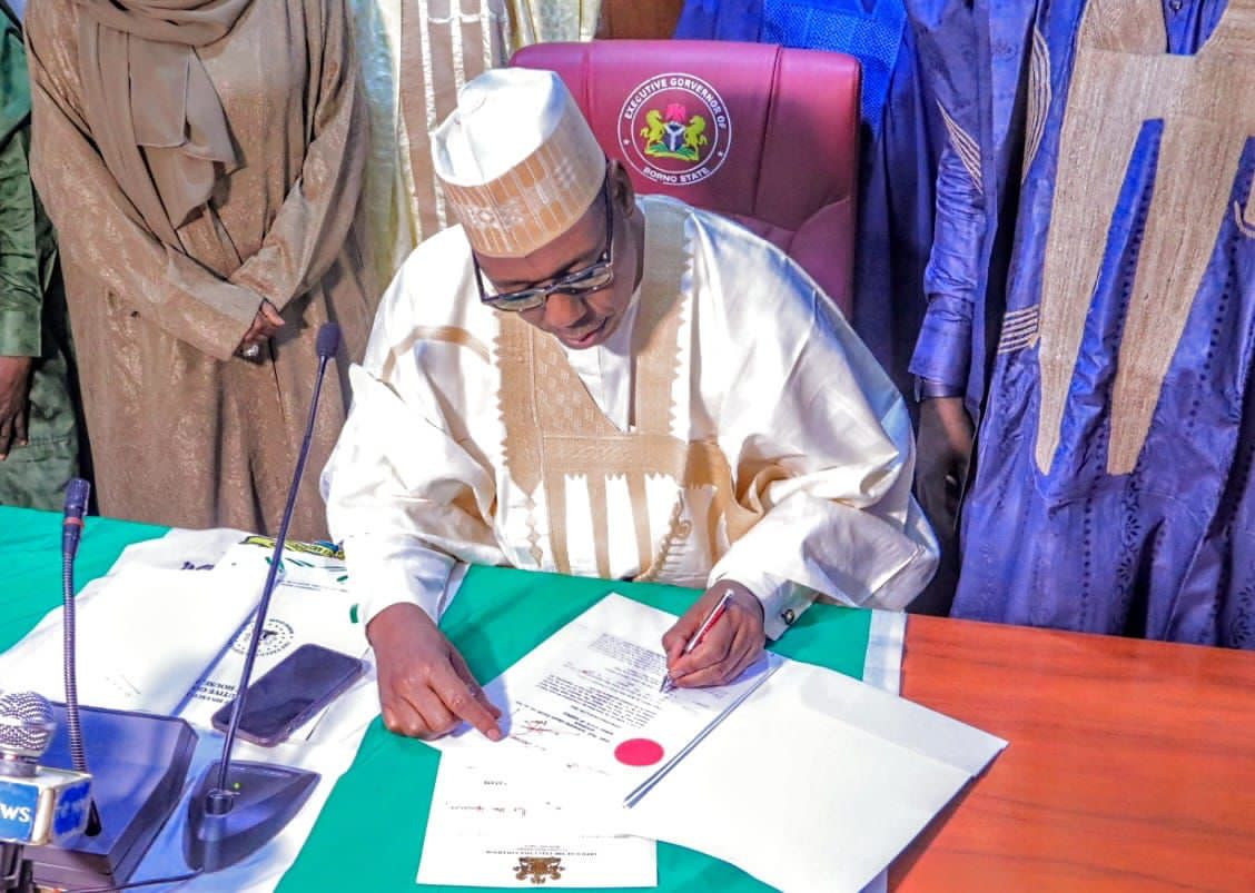 Zulum signs 2024 appropriation bil into law 1 IMG 20240110 WA0047