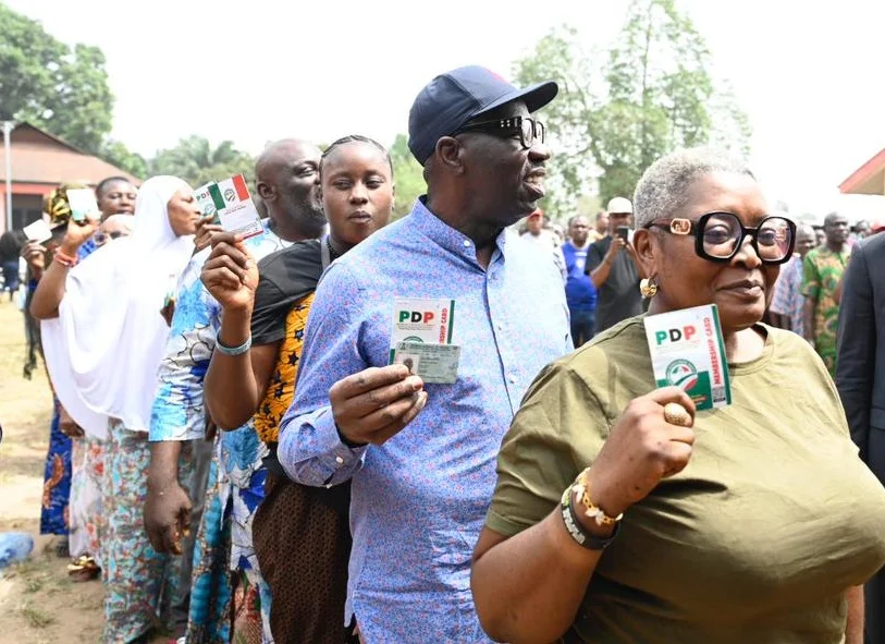 Edo PDP concludes delegates election, commends electoral committee for peaceful process 1 IMG 20240204 WA0060