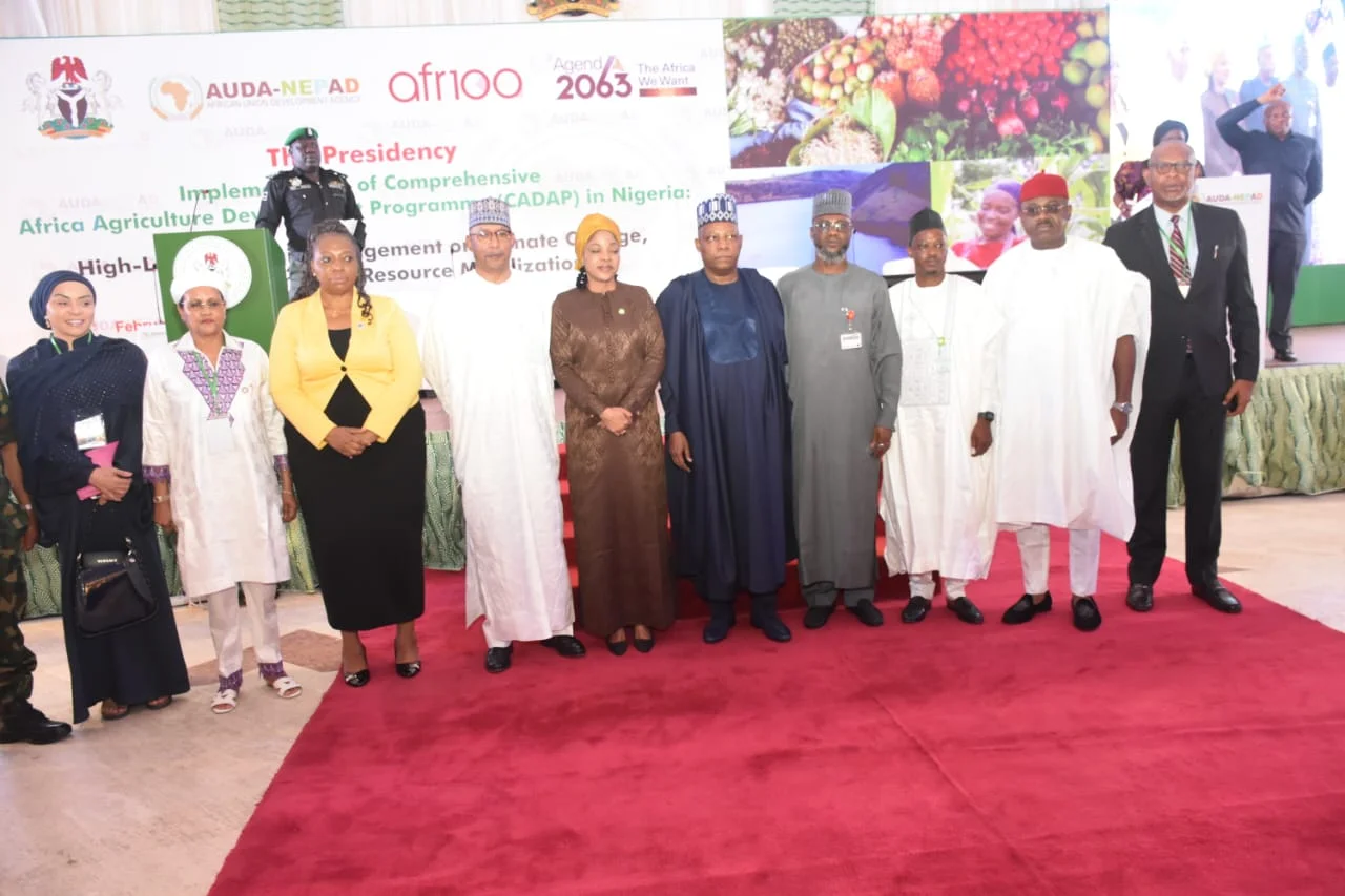 VP Shettima and other dignitaries at the high-level strategic meeting on climate change, food systems and resource mobilization, held in Abuja.