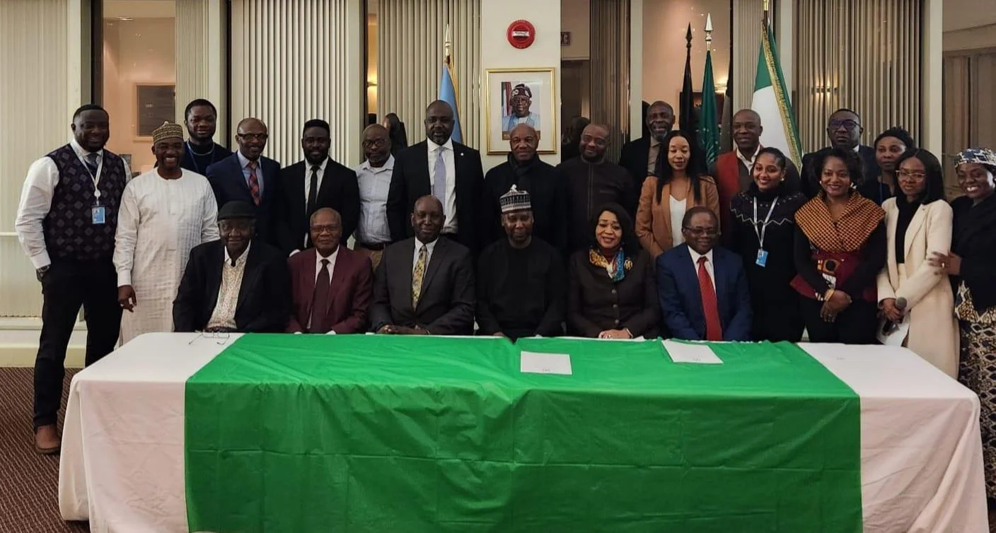 Nigerians celebrate out-going UN Permanent Representative, Muhammad-Bande 1 PR farewell 1