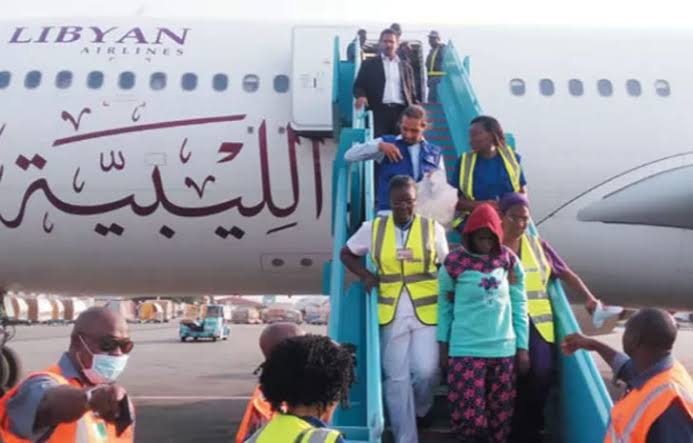 Nigerian returnees from Libya