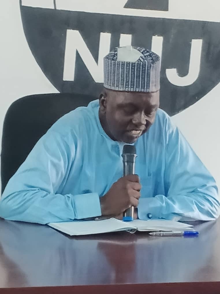 Borno Trucks Association denies smuggling food items to neighboring countries 1 Chairman of Borno Trucks Association, Alhaji Bako Modu, addressing newsmen on Thursday in Maiduguri.