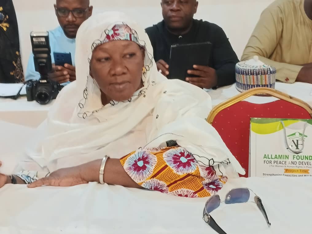 Executive Director of Allamin Foundation Hajiya Hamsatu Allamin