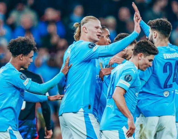 Man City cruise into Champions League quarter-finals after easy win over Copenhagen 1 Man City