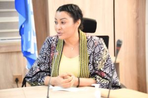 Minister of Industry Trade and Investment, Dr Doris Anite