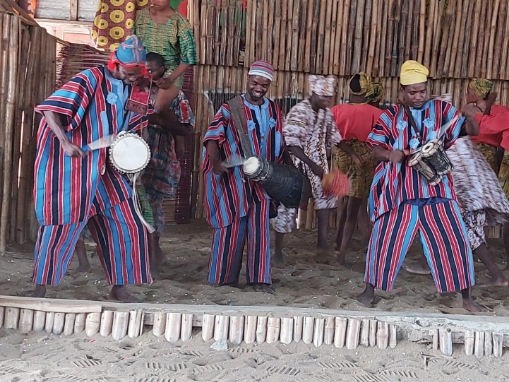 Guild of Theatre Arts Drummers to stage ‘Echoes of the Drums’ 1 The three main characters in the play