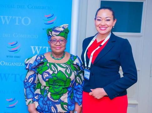 AGOA/CBI: Okonjo-Iweala, Senator Natasha talk trade in Geneva 1 Director-General of the World Trade Organisation, Ngozi Okonjo-Iweala; and the Senate Chairman on Local Content, Senator Natasha Akpoti-Uduaghan