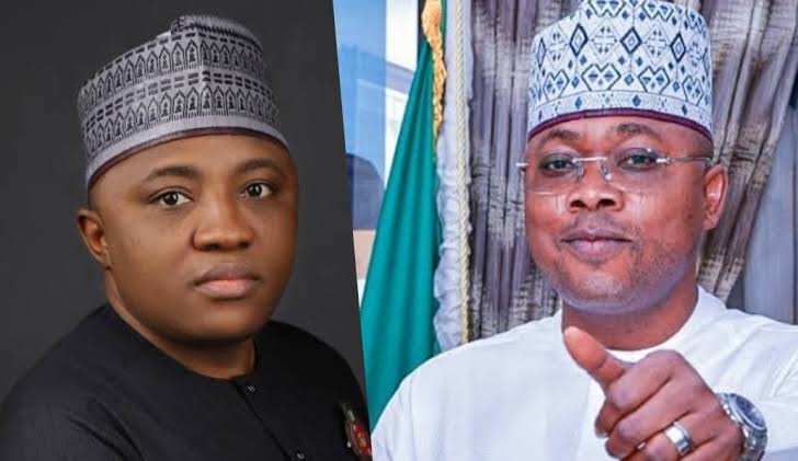 Kogi SDP Governorship candidate, Muritala Yakubu-Ajaka and Governor Usman Ododo (APC)