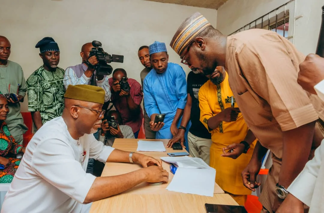 Ondo Governor, Aiyedatiwa revalidates APC membership 11 Gov. Lucky Aiyedatiwa revalidating his APC membership in Igbokoda, Ilaje Local Government Area of Ondo State on Monday.
