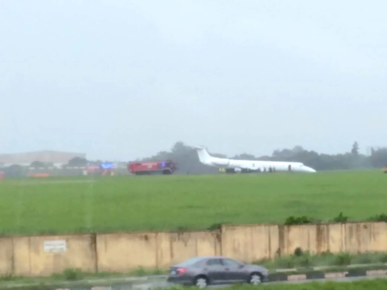 XEJet aircraft skids off Lagos airport runway