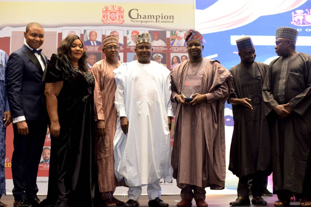 Zulum bags Champion Newspaper Visionary Leader Award 2023 32 Borno State Governor, Babagana Zulum was represented at the award ceremony by his deputy, Hon. Usman Kadufur