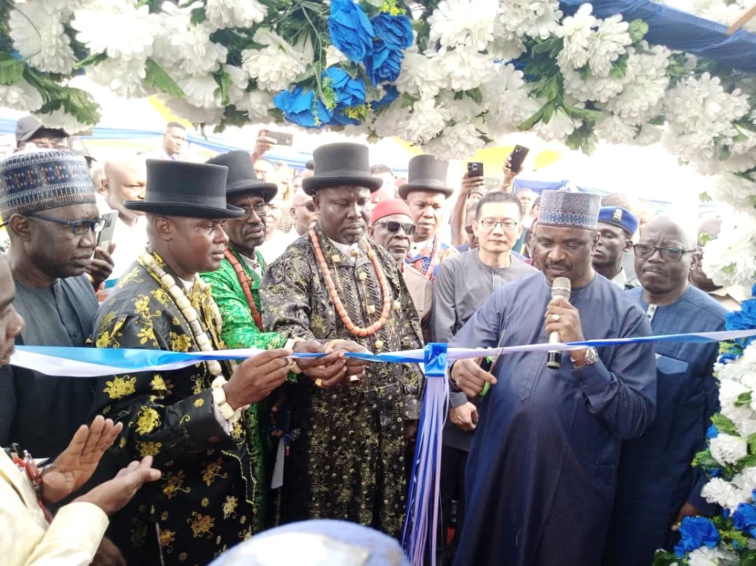 Minister of Transportation, Sen. Saidu Alkali, during the inauguration ceremony in Port Harcourt