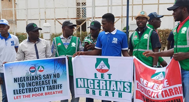 Electricity tariff: Labour pickets NERC, DisCos in Lagos 2 NLC