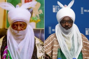 Emirate tussle to end soon, says Kano Govt 4 The dethroned Emir of Kano, Ado Bayero and the reinstated Emir of Kano, Lamido Sanusi