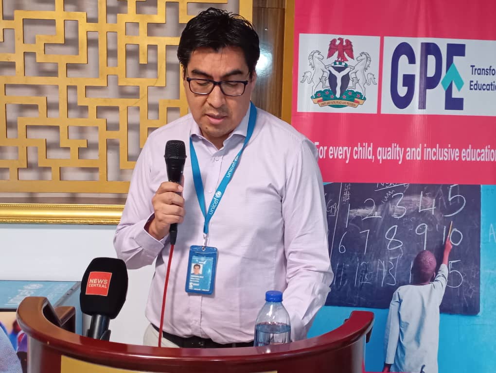 UNICEF Acting Chief of Field Office, Borno State, Mr. Gilmar Teddy Zambrana