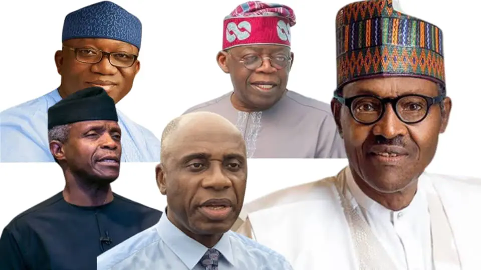 Buhari Tinubu Osinbajo Fayemi Amaechi