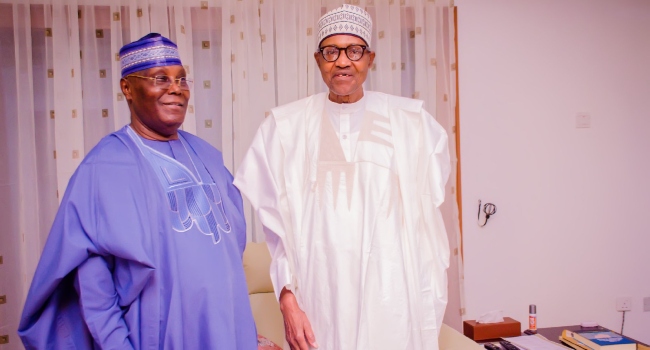 2027: Atiku, Tambuwal, other PDP stakeholders visit Buhari in Daura 2 buhari atiku 3
