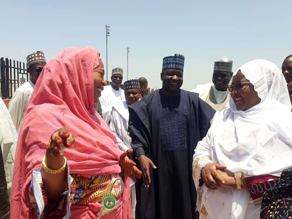 Aisha Buhari consoles Modu Sheriff over mother's death 1 IMG 20240702 WA0008