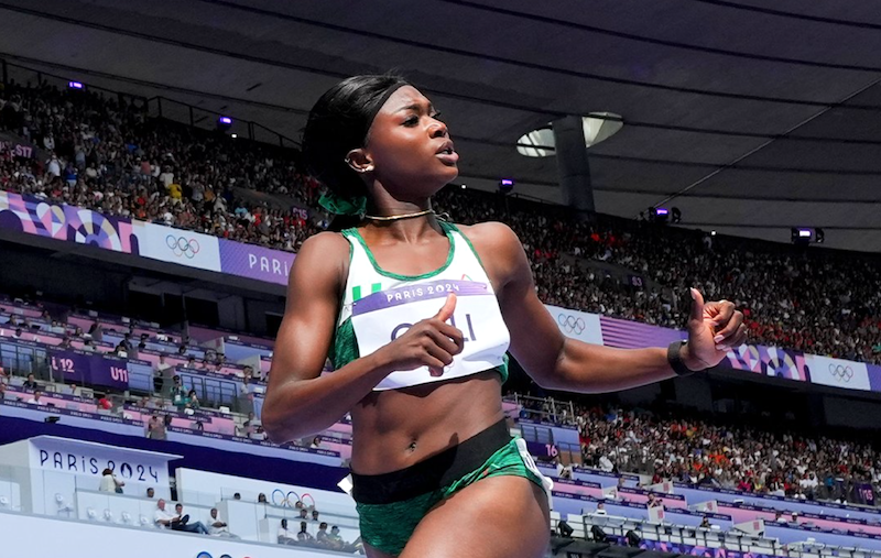 Paris Olympics: Nigeria's Favour Ofili qualifies for women’s 200m final 1 Nigerian Favour Ofili