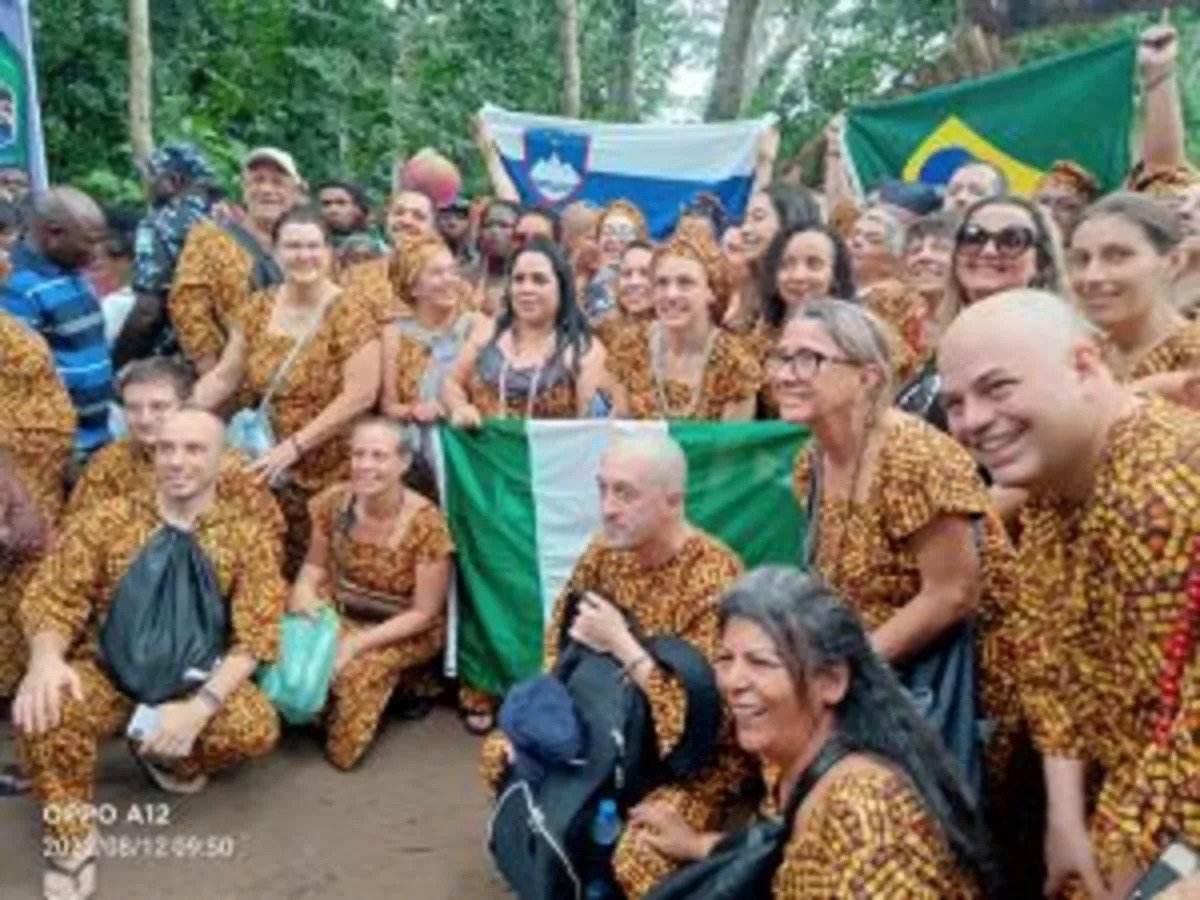 Devotees and worshippers of Osun goddess