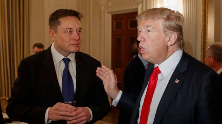Ellon Musk and Donald Trump