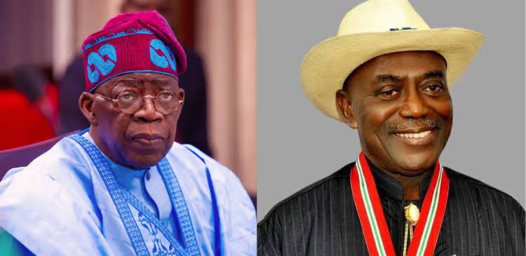 President Bola Tinubu and former Rivers State Governor, Peter Odili