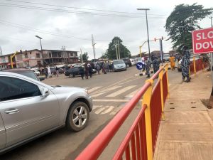 Road block at Edo State