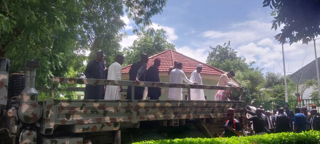 Nigerian governors visit Maiduguri, sympathize with Zulum, Borno people 2 IMG 20240912 WA0027