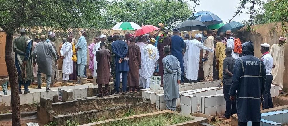 Shettima, Atiku, Obi others attend funeral prayer of late Hajiya Dada in Katsina 10 She was buried in a graveyard where her husband, the late Musa Yar’adua, and her son Gen. Shehu Musa-Yar’adua and the former President, Umaru Musa-Yar’adua were buried.