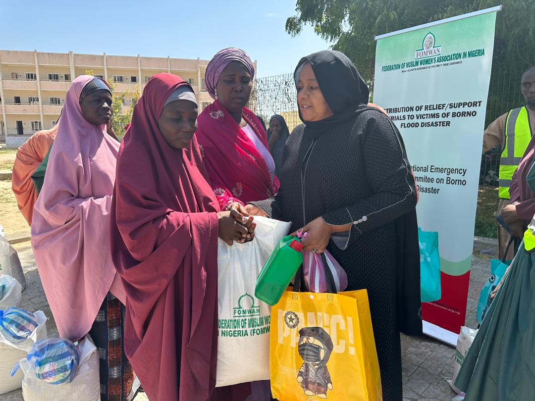 Maiduguri flood: FOMWAN donates relief materials worth N10.2m to 500 pregnant, nursing women 1 IMG 20241027 WA0049