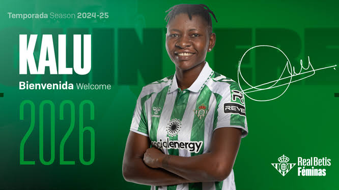 Real Betis Feminas signs Nigeria’s Kalu till 2026 1 images 23 4