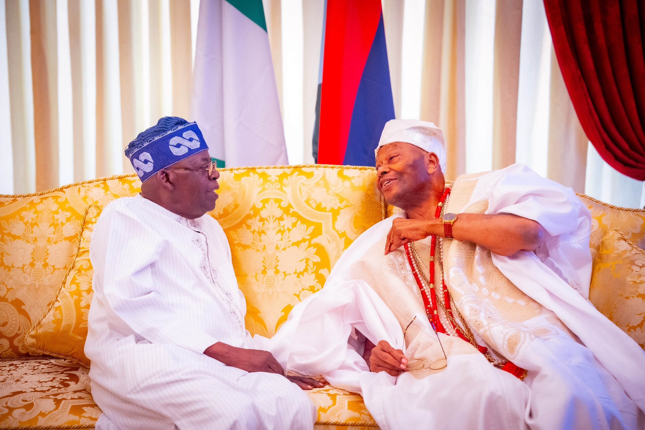 President Tinubu hosts Awujale of Ijebuland, advocates for stronger traditional institutions 1 President Bola Tinubu and Awujale of Ijebuland, Oba Sikiru Kayode Adetona