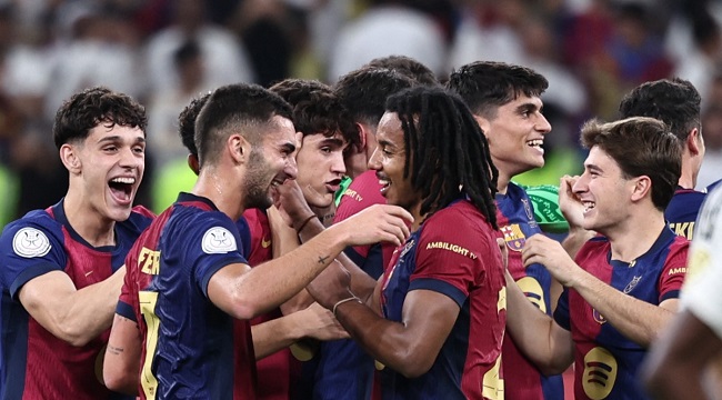 Barcelona trash Real Madrid 5-2 in Spanish Super Cup thriller 9 Barcelona beat Real Madrid