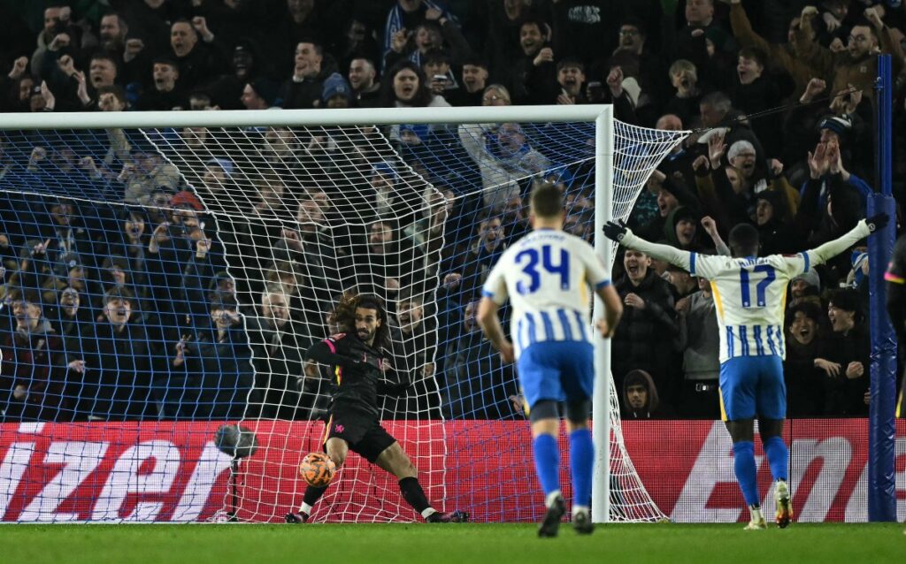 Chelsea crash out of FA Cup at Brighton 1 AFP 20250208 36XG44U v1 Preview FblEngFacupBrightonChelsea