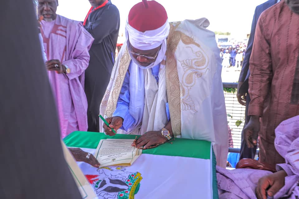 Borno: Zulum presents staff of office to Shehu of Dikwa 3 IMG 20250209 WA0019