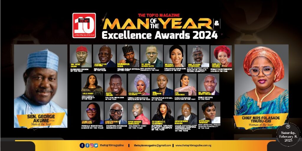 Top10 Magazine honours Akume, Tinubu-Ojo, Ogah, Others, as Icons of Excellence 1 IMG 20250219 WA0000