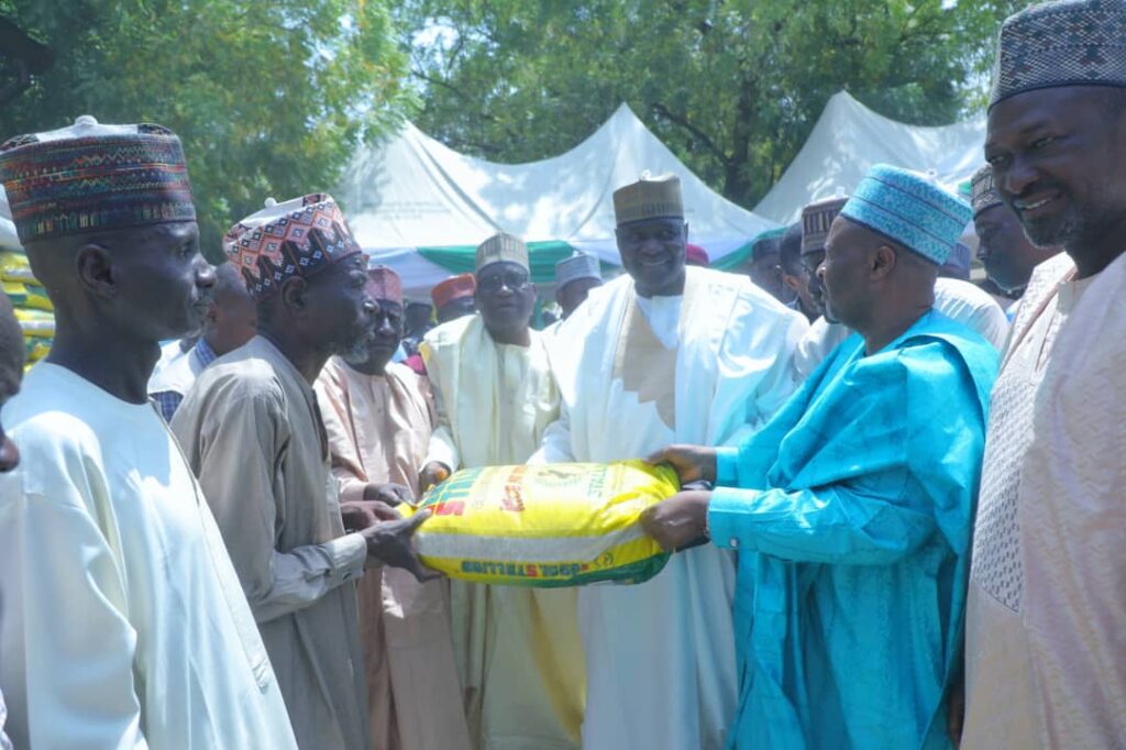 Zulum flags off Rep Talba’s palliative for 3,000 constituents 1 IMG 20250226 WA0000