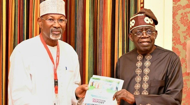 President Bola Tinubu and Prof. Attahiru Jega