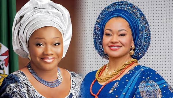 Ekaette Akpabio, the wife of Nigeria's Senate President and Senator Natasha Akpoti