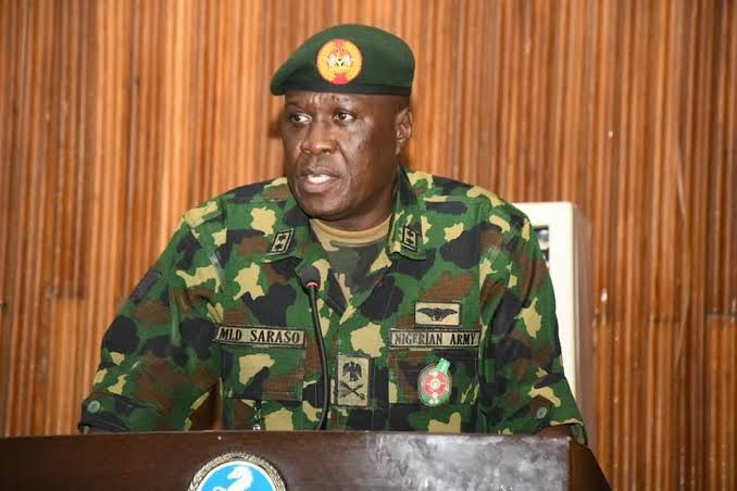 1 Div. records significant drop in security threats – GOC 3 General Officer Commanding,(GOC), 1 Division Nigerian Army, Maj.-Gen. Mayirenso Saraso