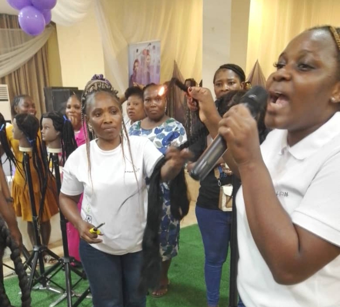 Kanekalon, HABEAN Port Harcourt workshop 2025 Identify hair solution for stylists 1 Hair