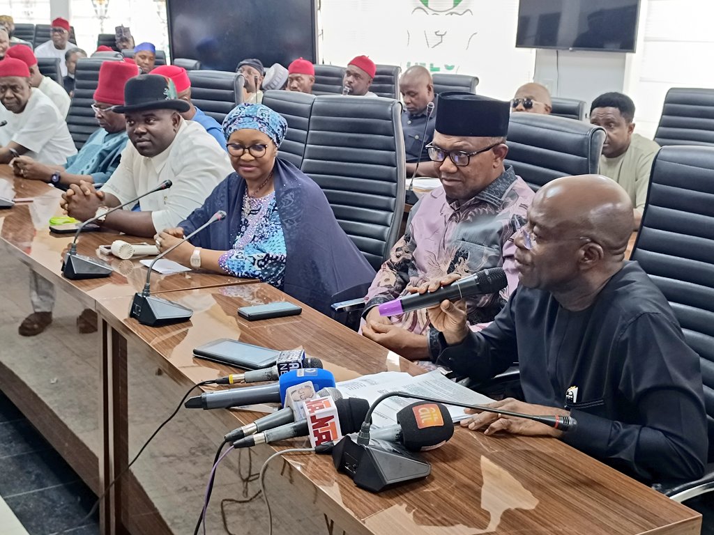 Otti leads Labour Party delegation to INEC, submits Supreme Court judgement on leadership 2 20250409 173949