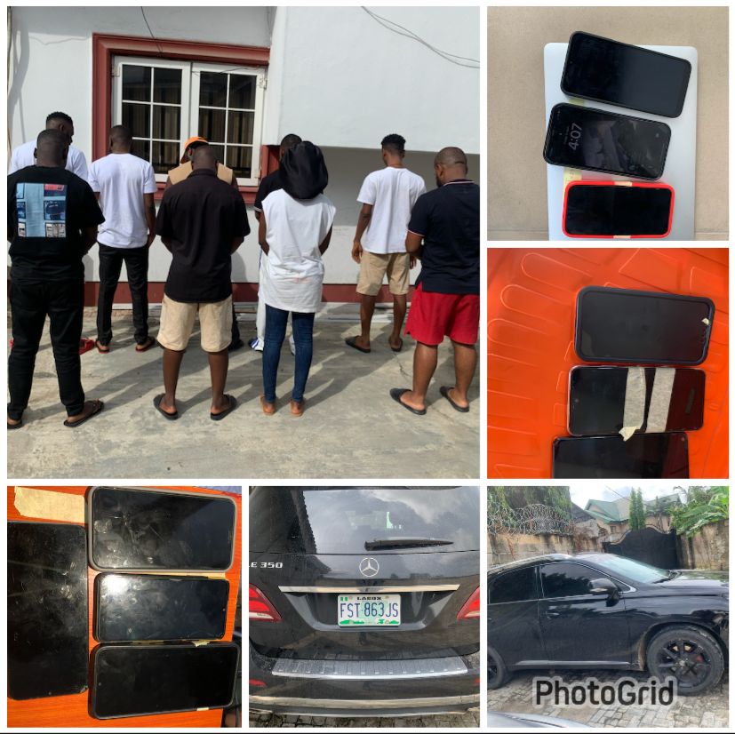 EFCC arrests 17 suspected Internet fraudsters in Uyo 1 Arrested internet fraudsters