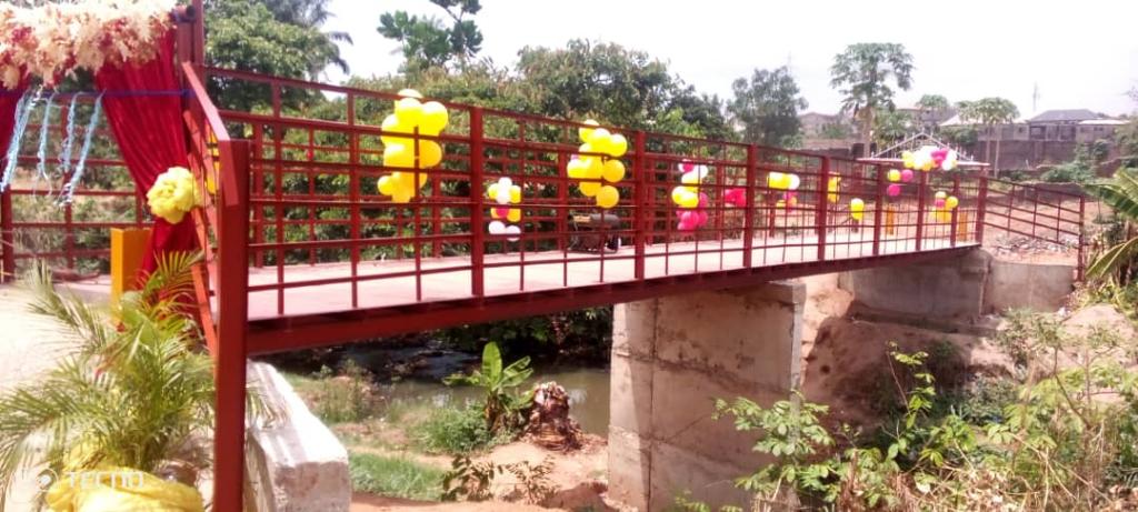 Avah River Bridge bulit by Goodwill Medical Centre Enugu opened for public use